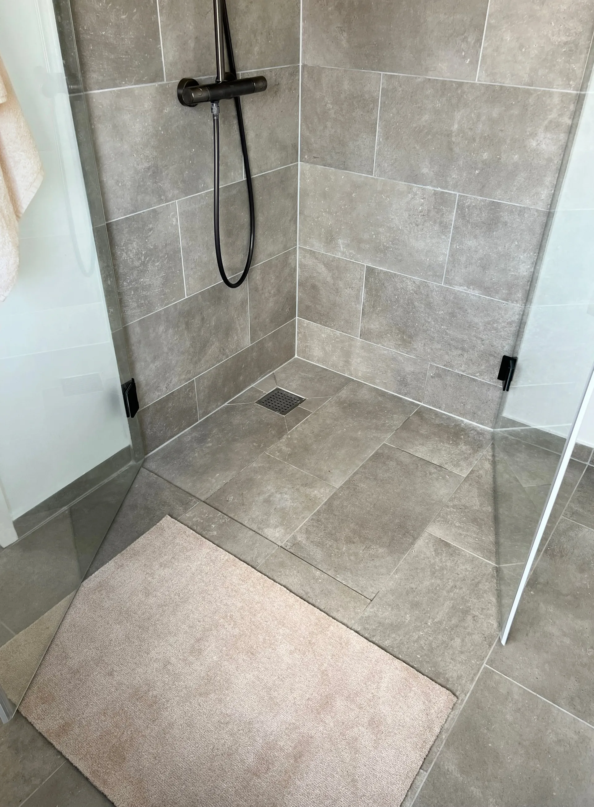 Unicolor Fußabstreifer, Ivory, 60 x 90cm tica copenhagen