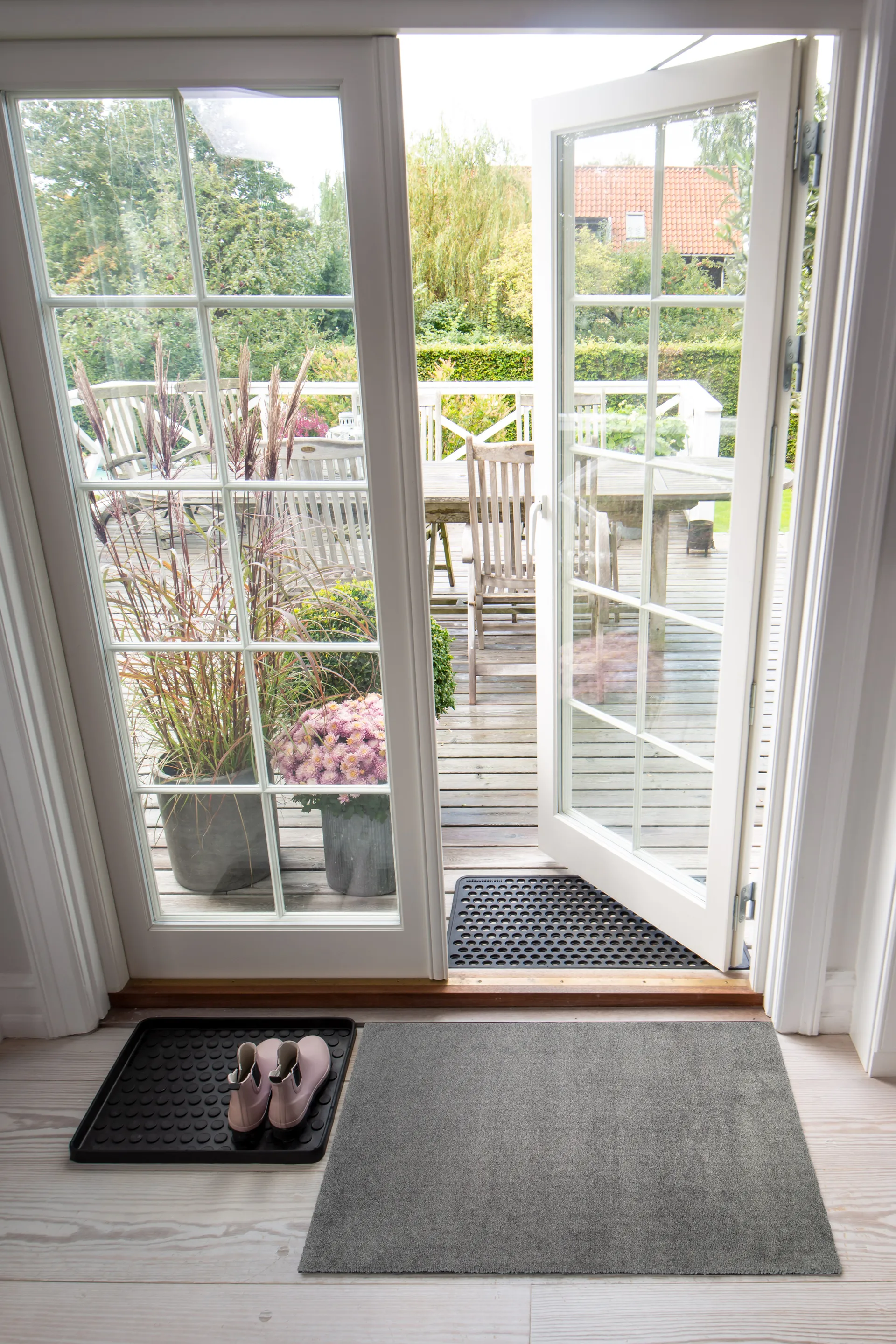 Unicolor Fußabstreifer, Steelgrey, 60 x 90cm tica copenhagen