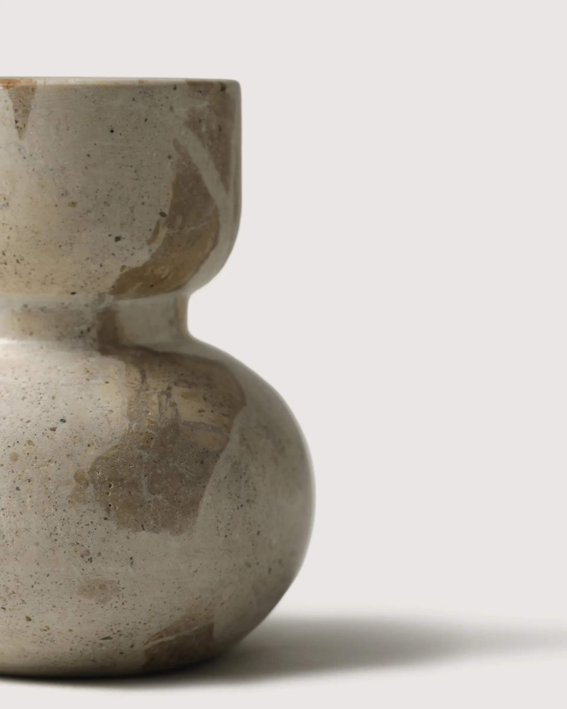 Asker Kerzenhalter 10 cm, Beige Tinted