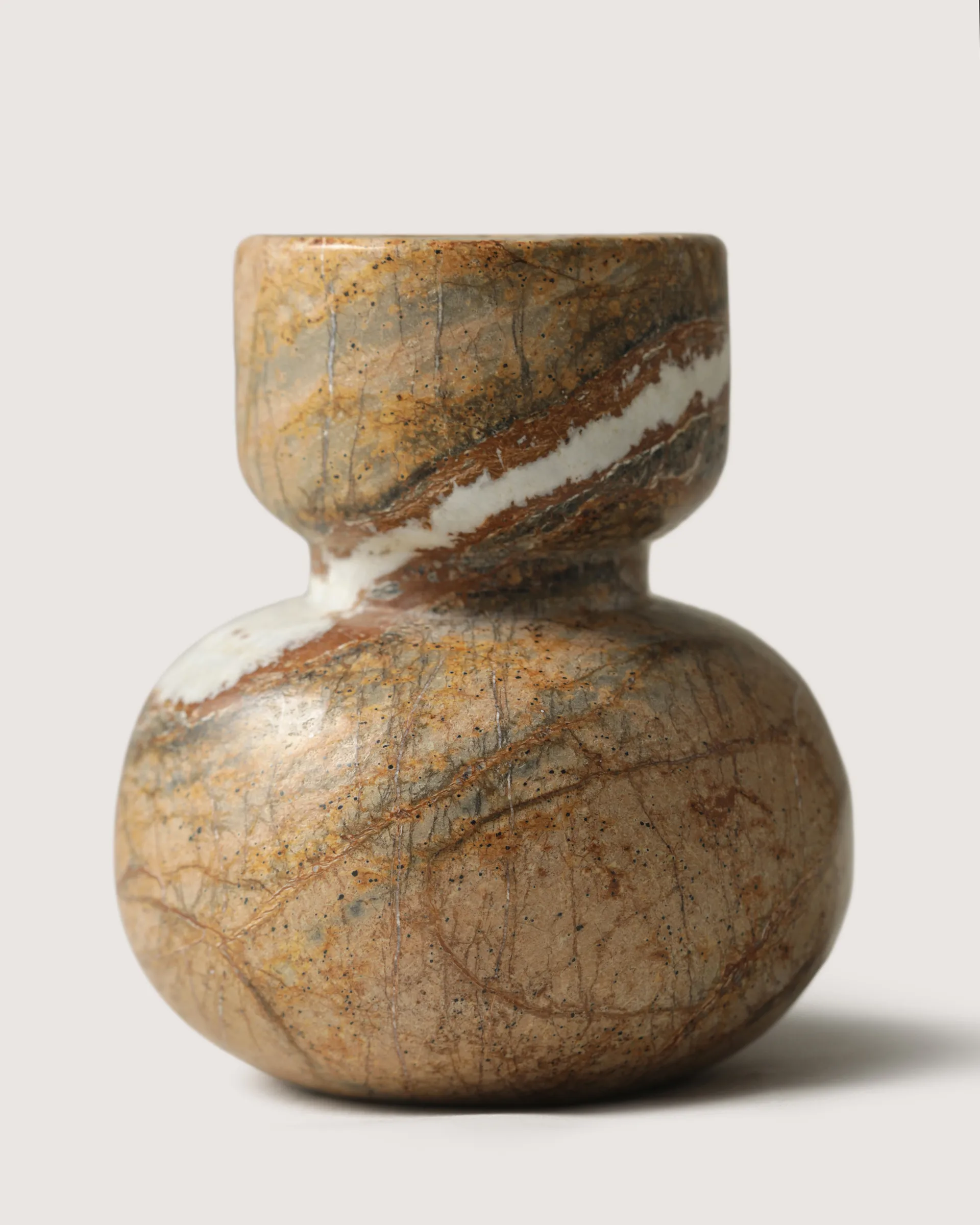 Asker Kerzenhalter 10 cm, Red Tinted