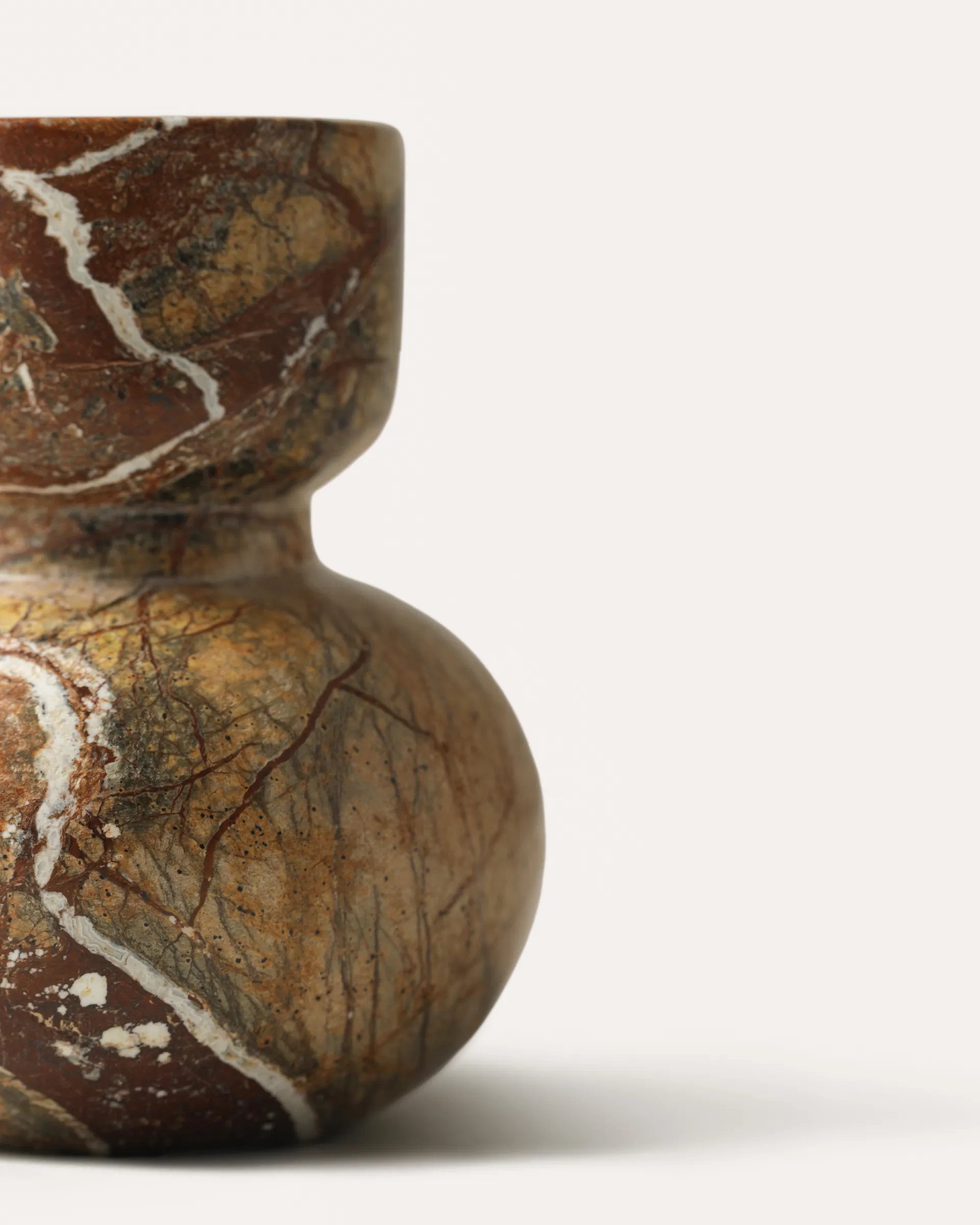 Asker Kerzenhalter 10 cm, Red Tinted