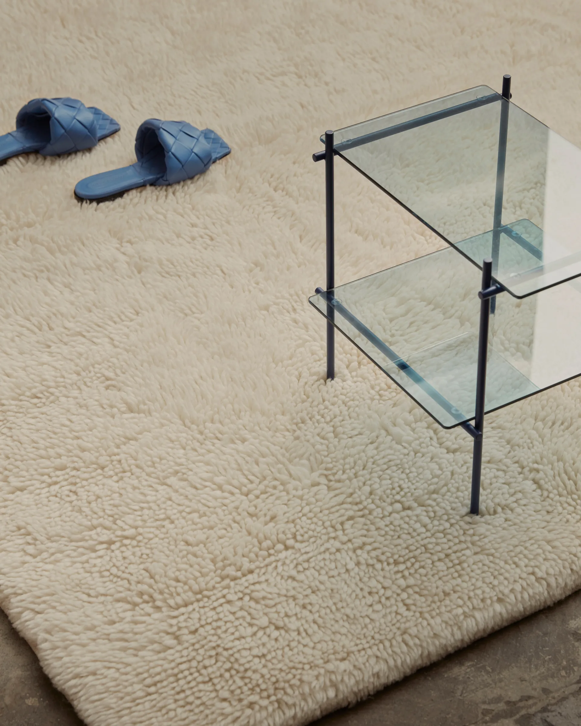 Bergius Wollteppich 200x300 cm, Offwhite Tinted