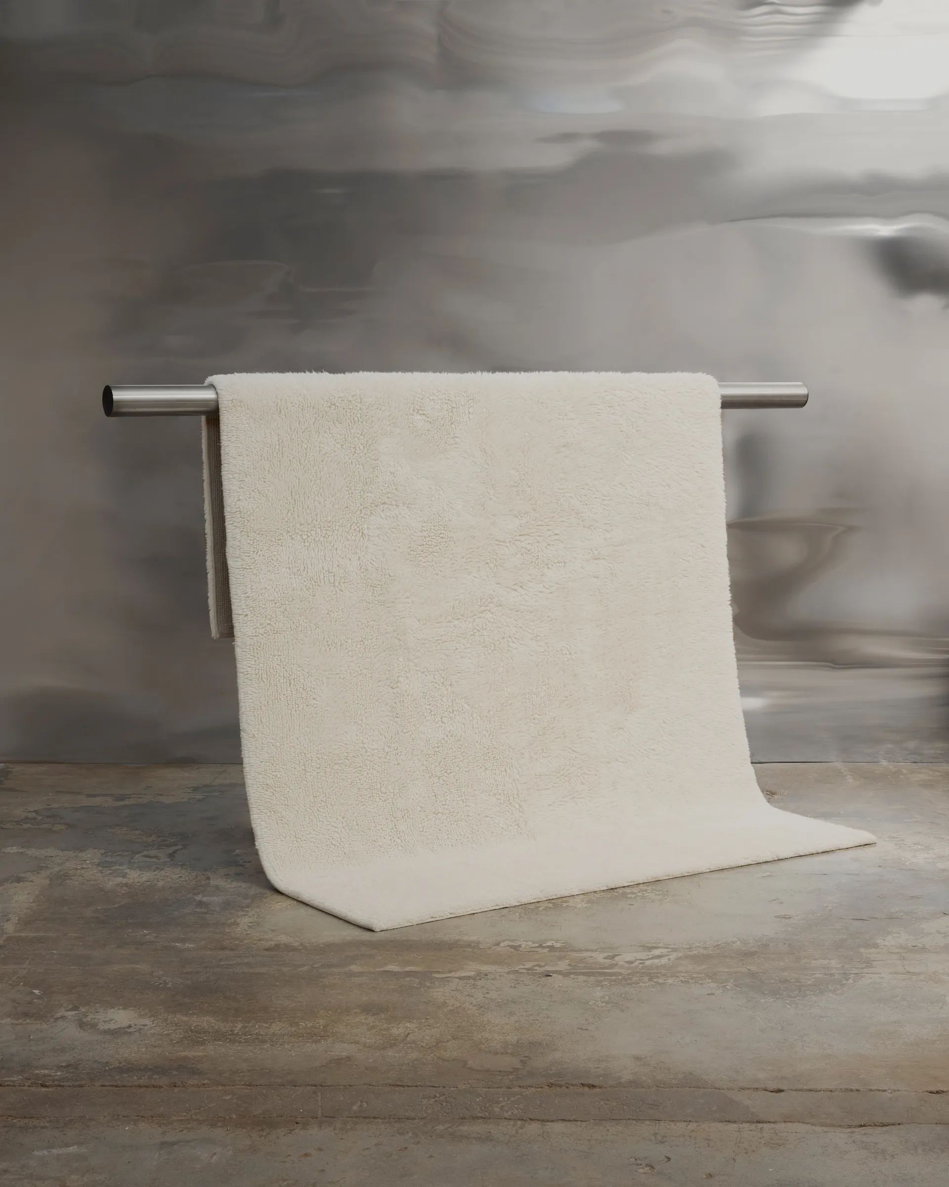 Bergius Wollteppich 250x350 cm, Offwhite Tinted