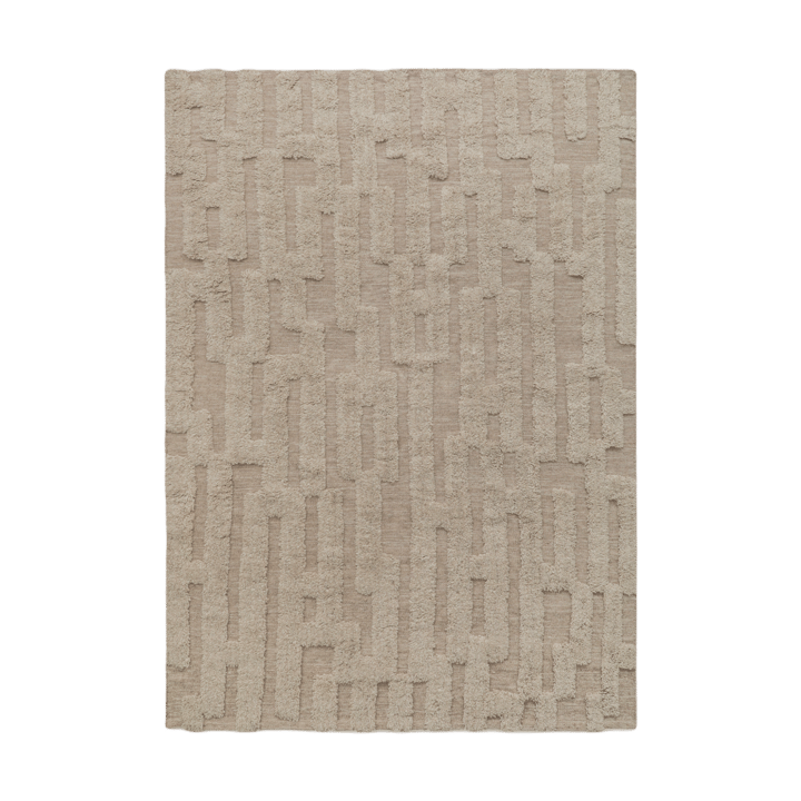 Bielke Wollteppich 160x230 cm - Beige-melange - Tinted