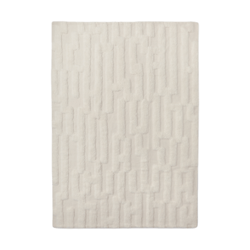 Bielke Wollteppich 160x230 cm - Offwhite - Tinted