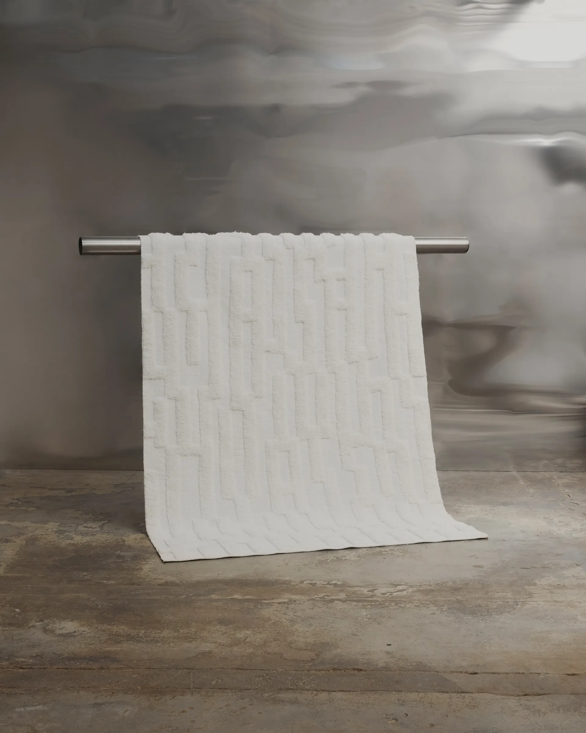 Bielke Wollteppich 160x230 cm, Offwhite Tinted