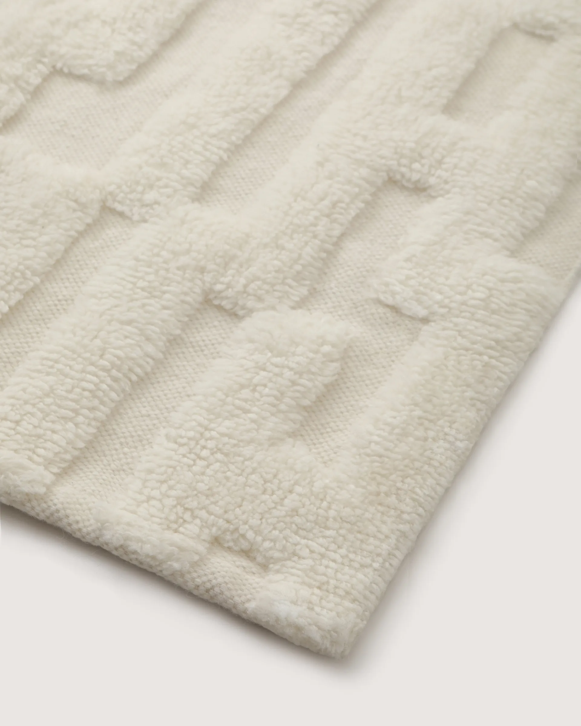 Bielke Wollteppich 160x230 cm, Offwhite Tinted