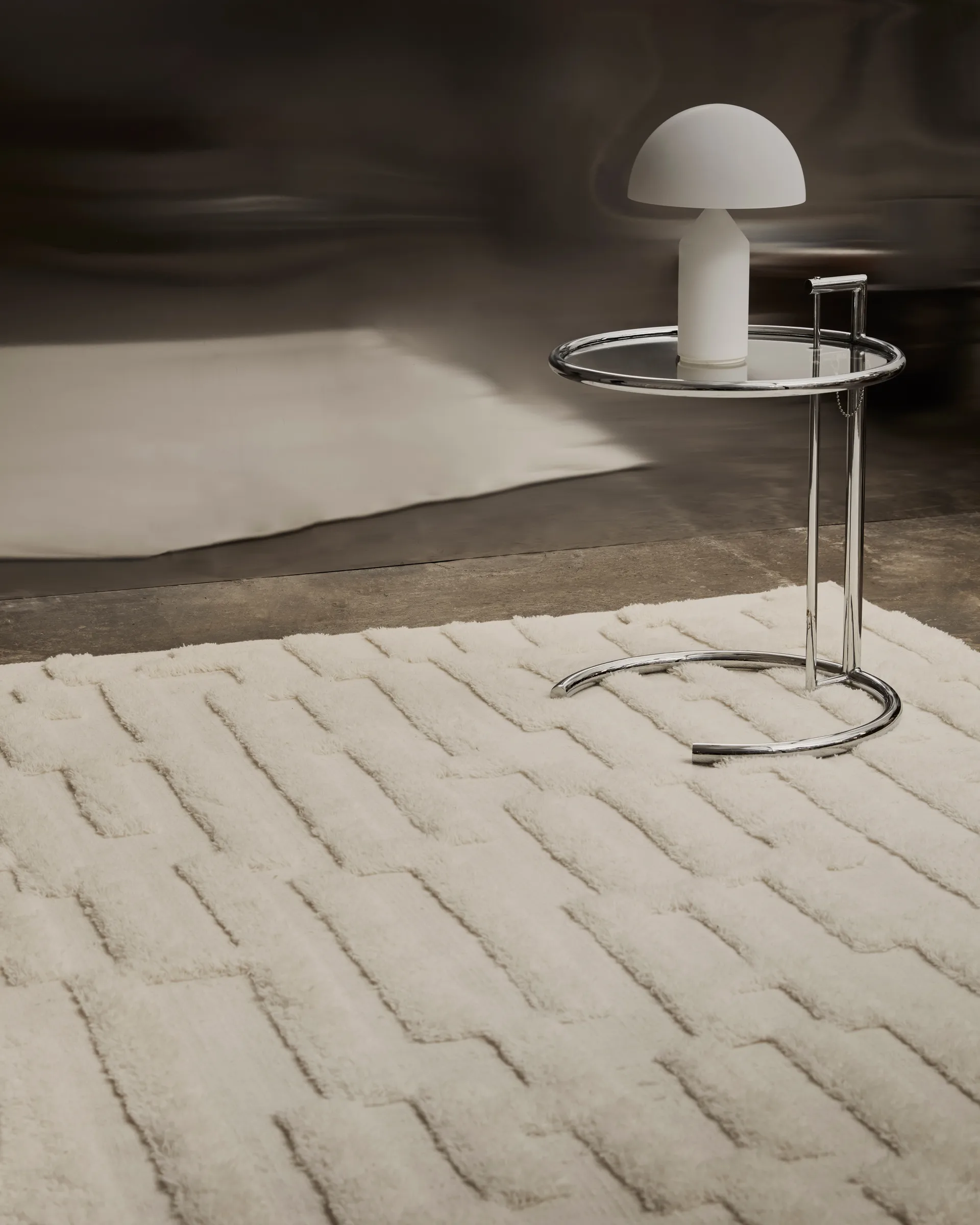 Bielke Wollteppich 160x230 cm, Offwhite Tinted