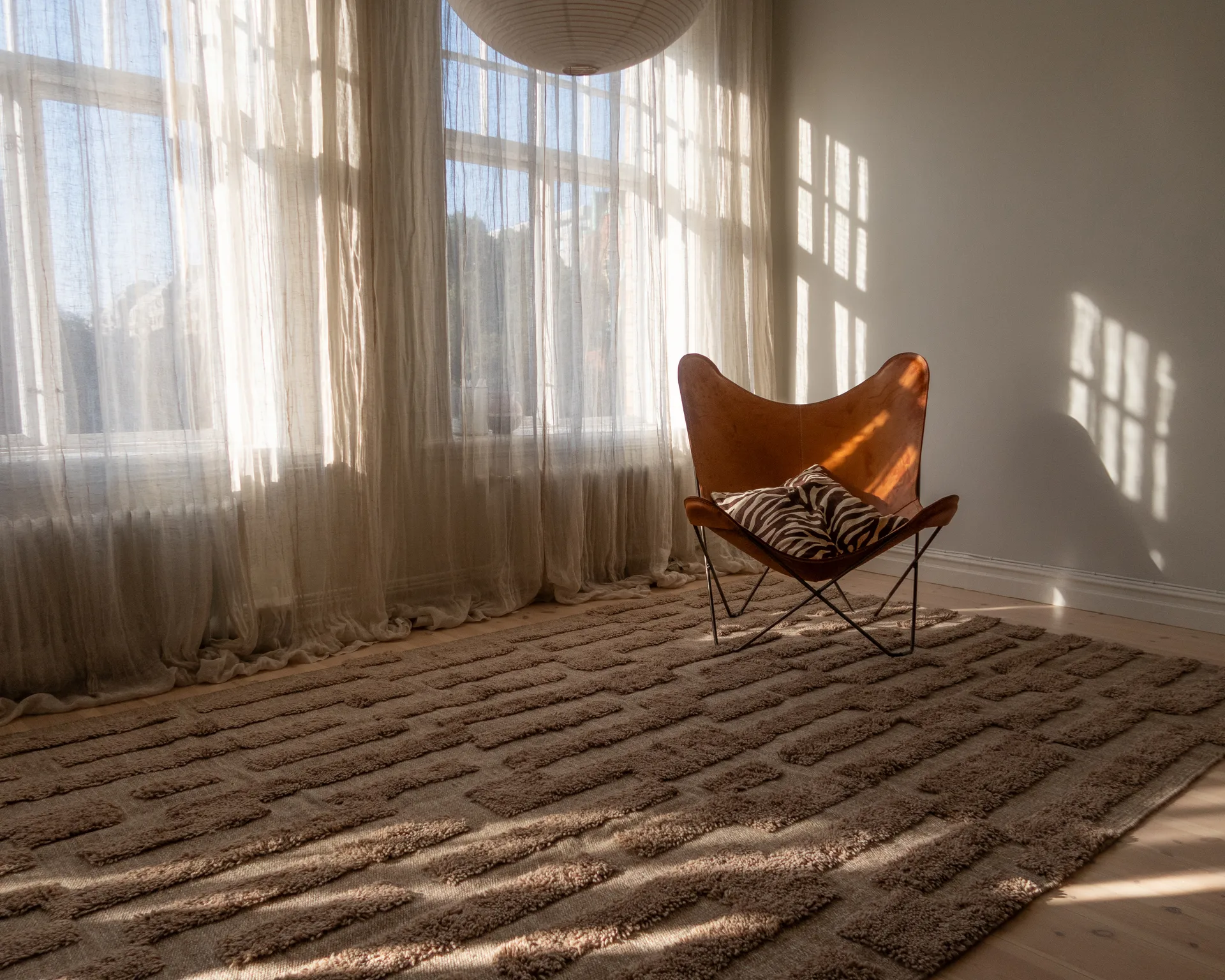 Bielke Wollteppich 300x400 cm, Dark beige Tinted