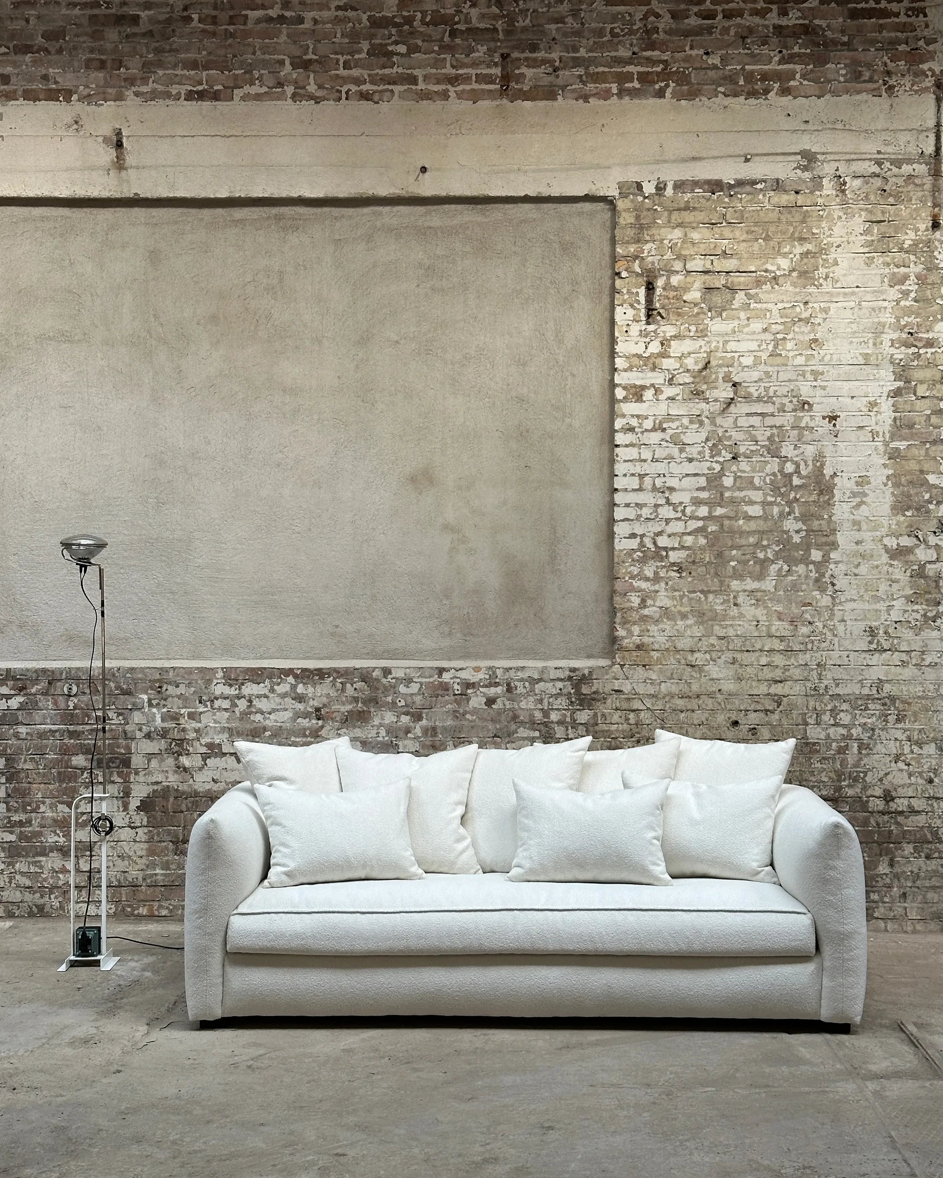 Cornell Sofa, Bouclé off white Tinted