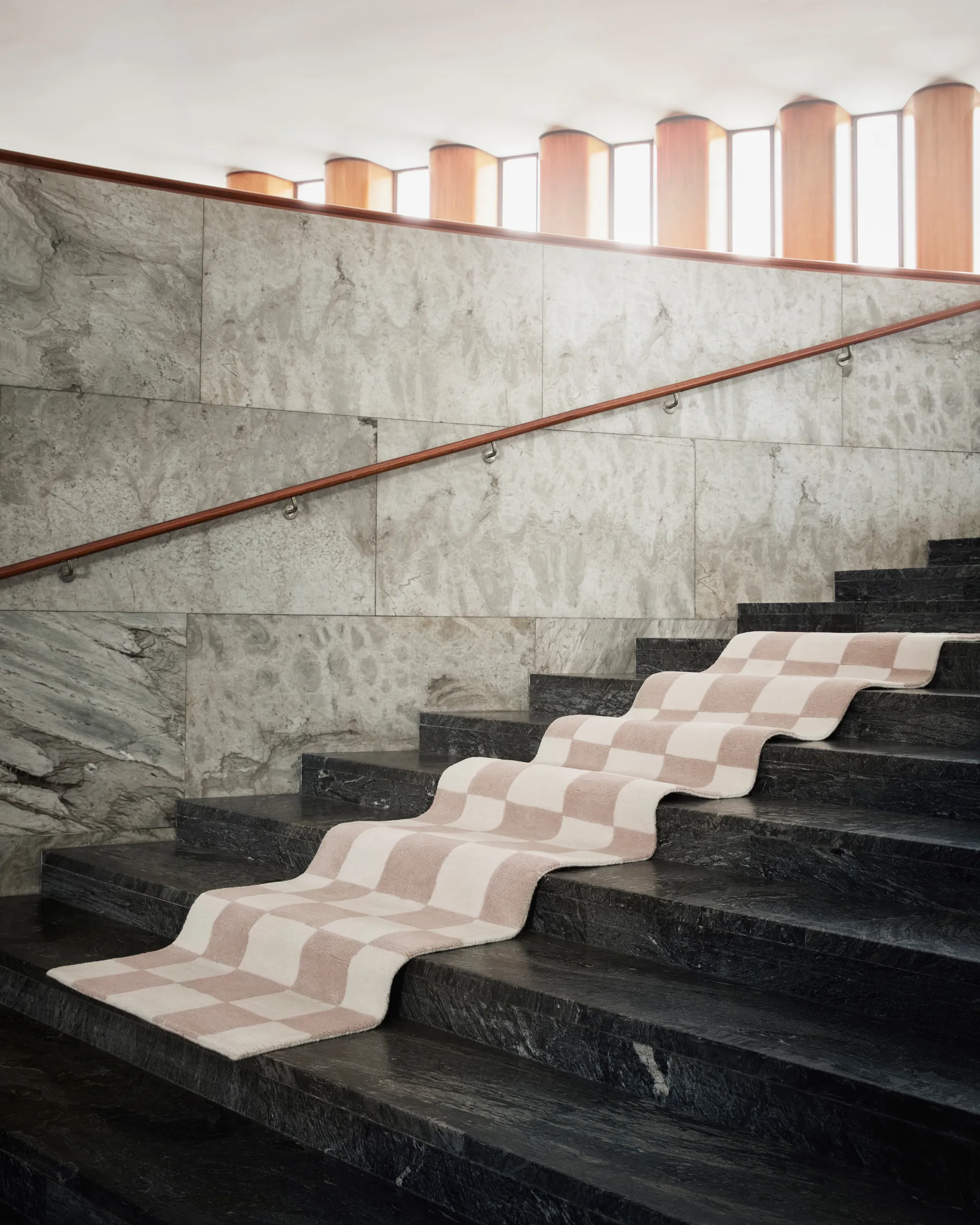 Hafstrom Flurteppich Wolle 80x300 cm, Beige-white Tinted