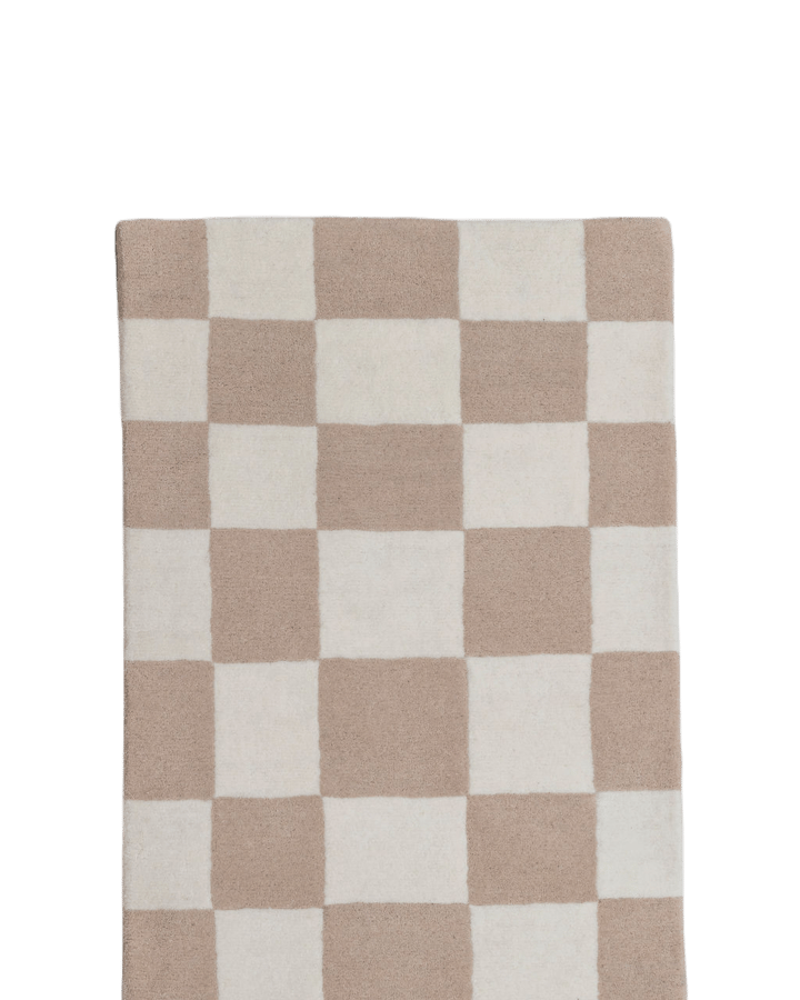 Hafstrom Flurteppich Wolle 80x350 cm - Beige-white - Tinted