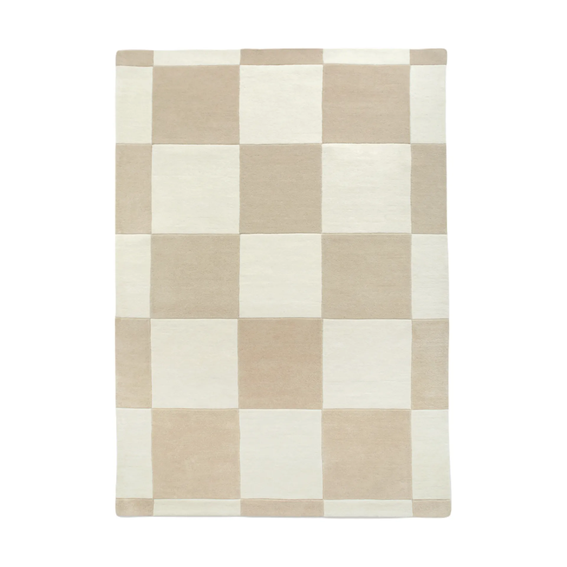Hafstrom Wollteppich 170x240 cm, Beige-white Tinted