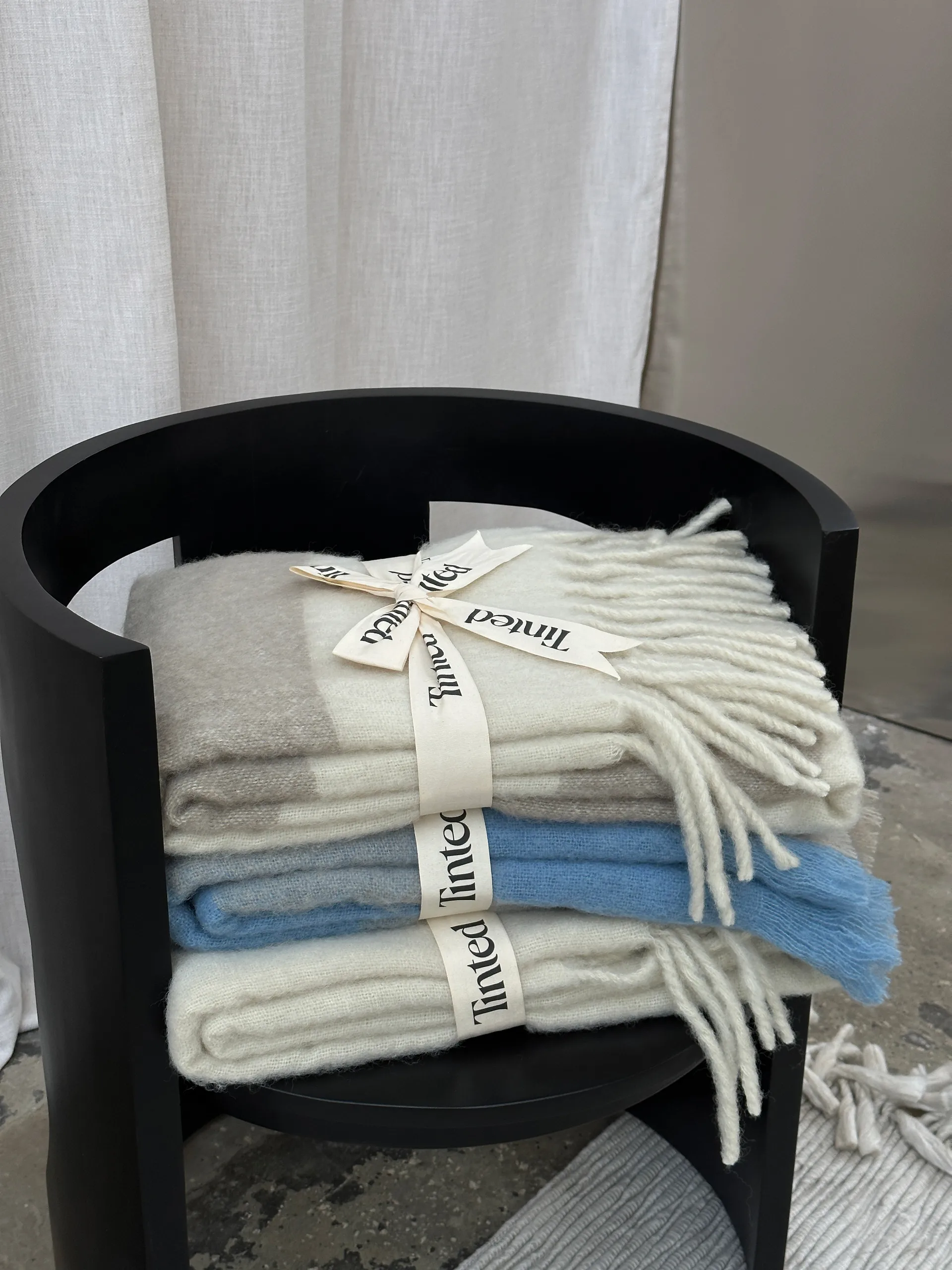 Hemple Wolldecke 130x170 cm, Beige-offwhite Tinted