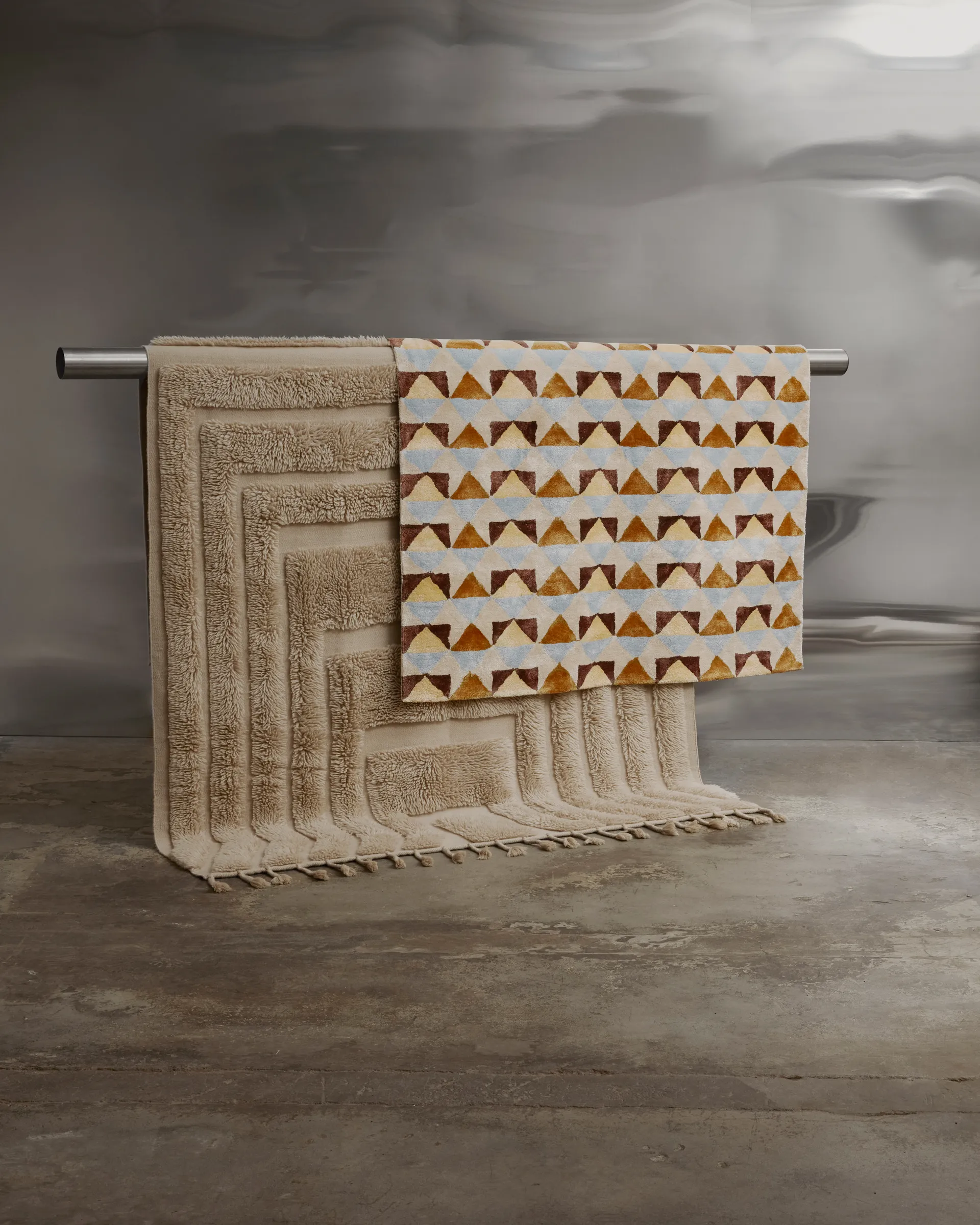 Kask Wollteppich 170x240 cm, Beige Tinted