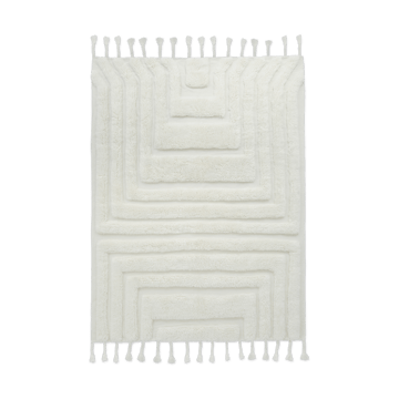 Kask Wollteppich 200x300 cm - Offwhite - Tinted