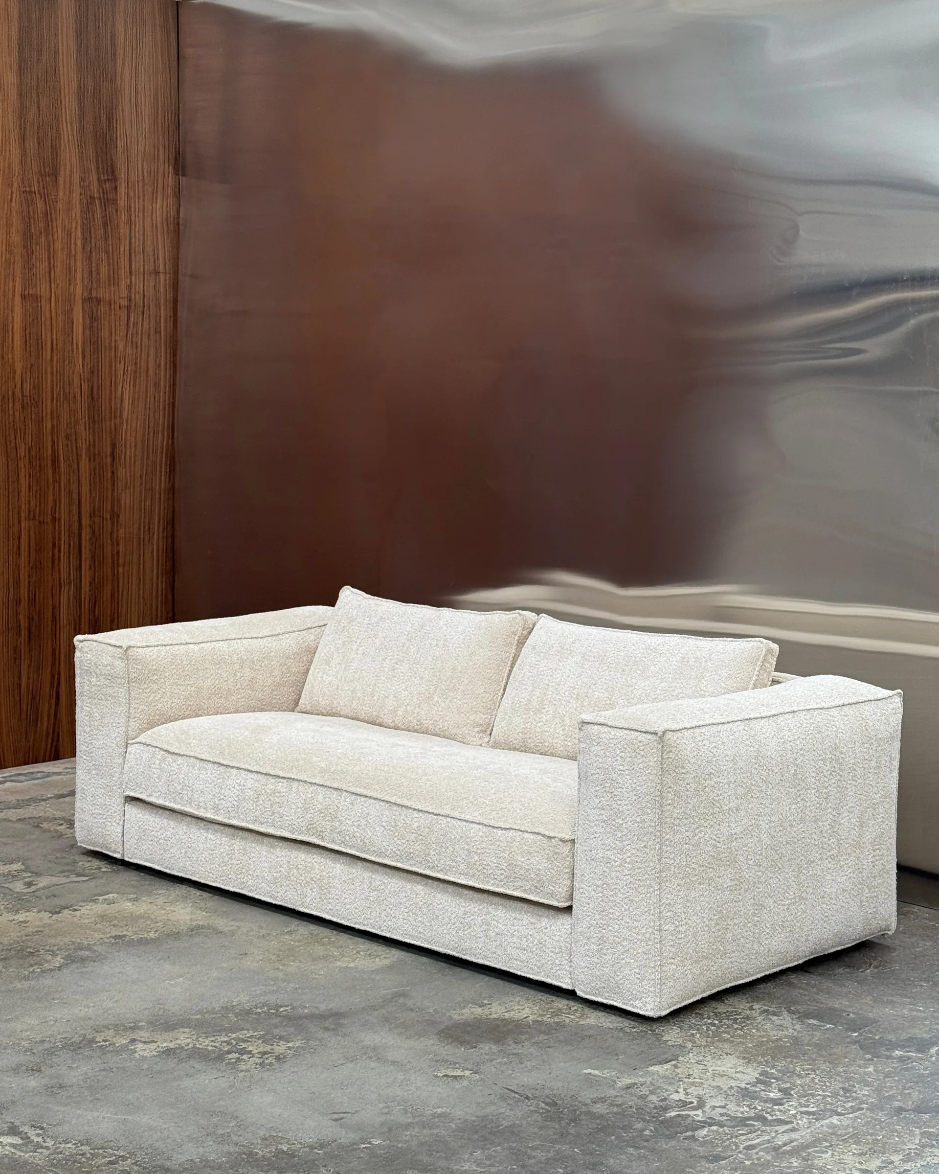 Klinge Sofa, Bouclé soft sand Tinted