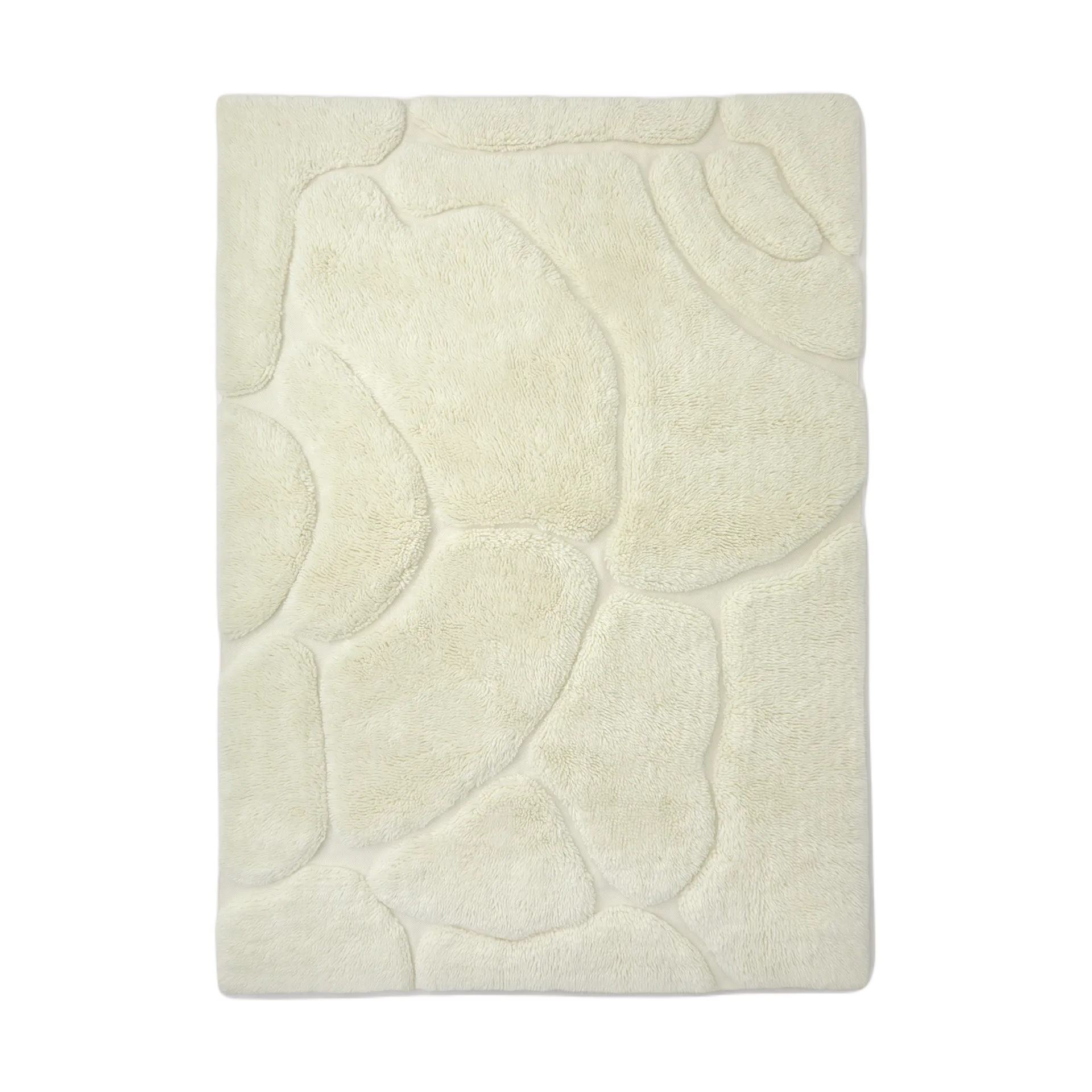 Kullin Wollteppich 250x350 cm, Offwhite Tinted