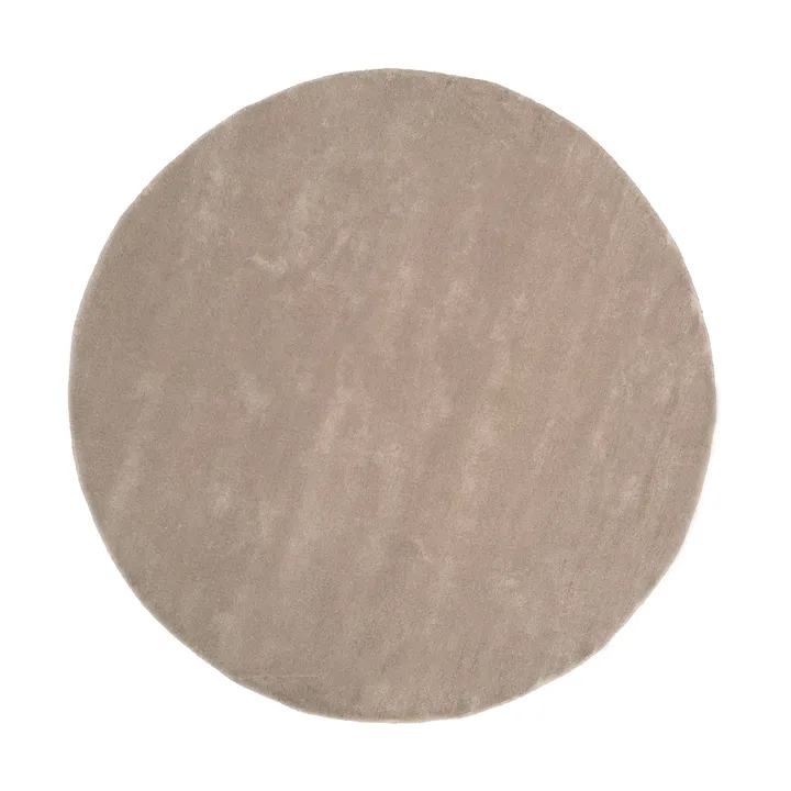 Liljehok Wollteppich - Beige, Ø200 cm - Tinted