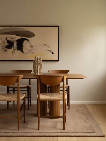 Louis Wollteppich - Beige brown, 250x350 cm - Tinted
