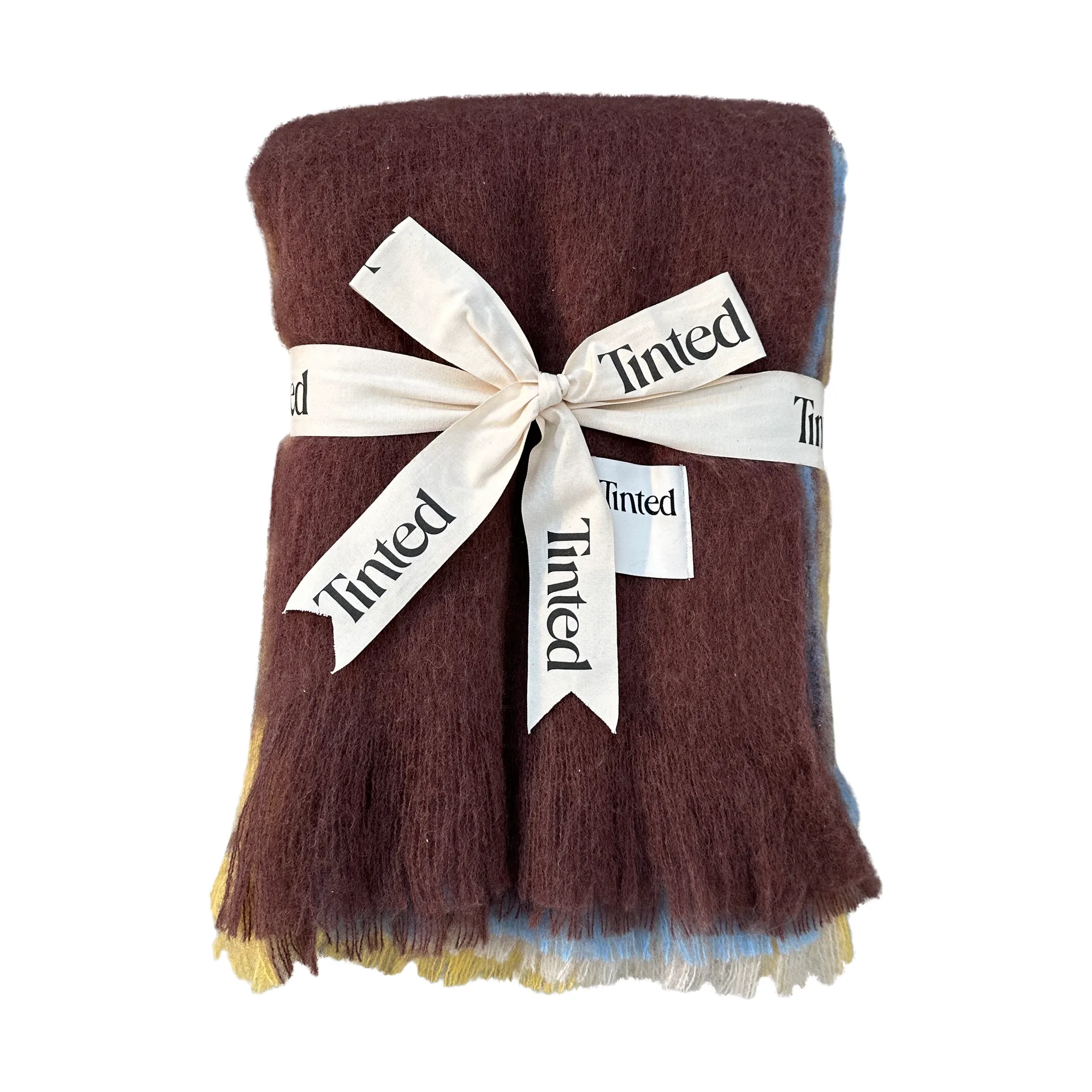 Lovstrand Wolldecke 130x170 cm, Brown-multi Tinted