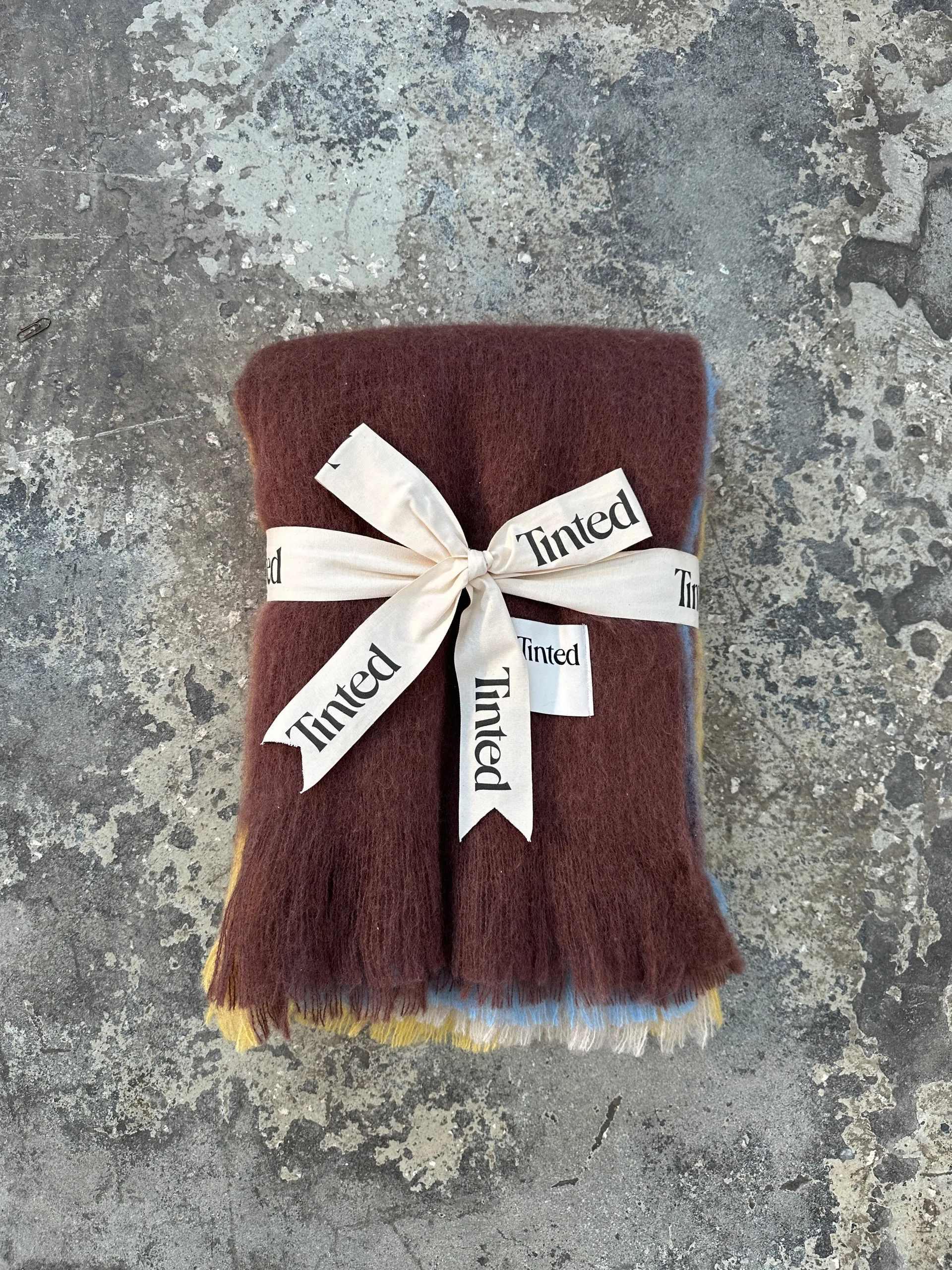 Lovstrand Wolldecke 130x170 cm, Brown-multi Tinted