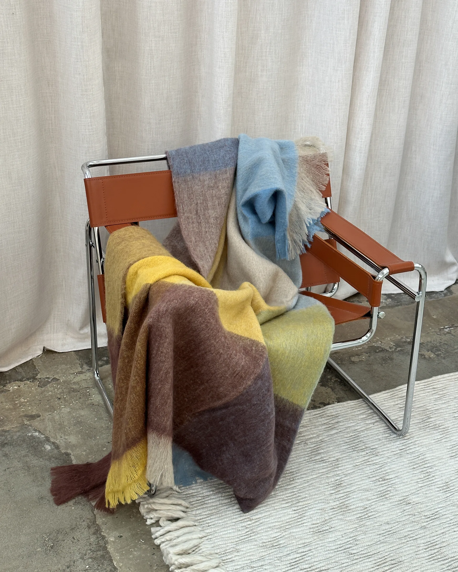 Lovstrand Wolldecke 130x170 cm, Brown-multi Tinted