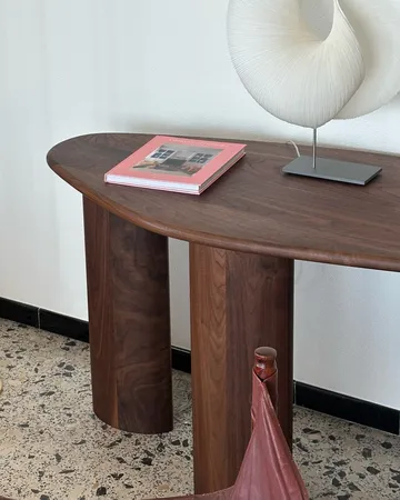 Lowe Konsolletisch - Walnuss dark brown - Tinted