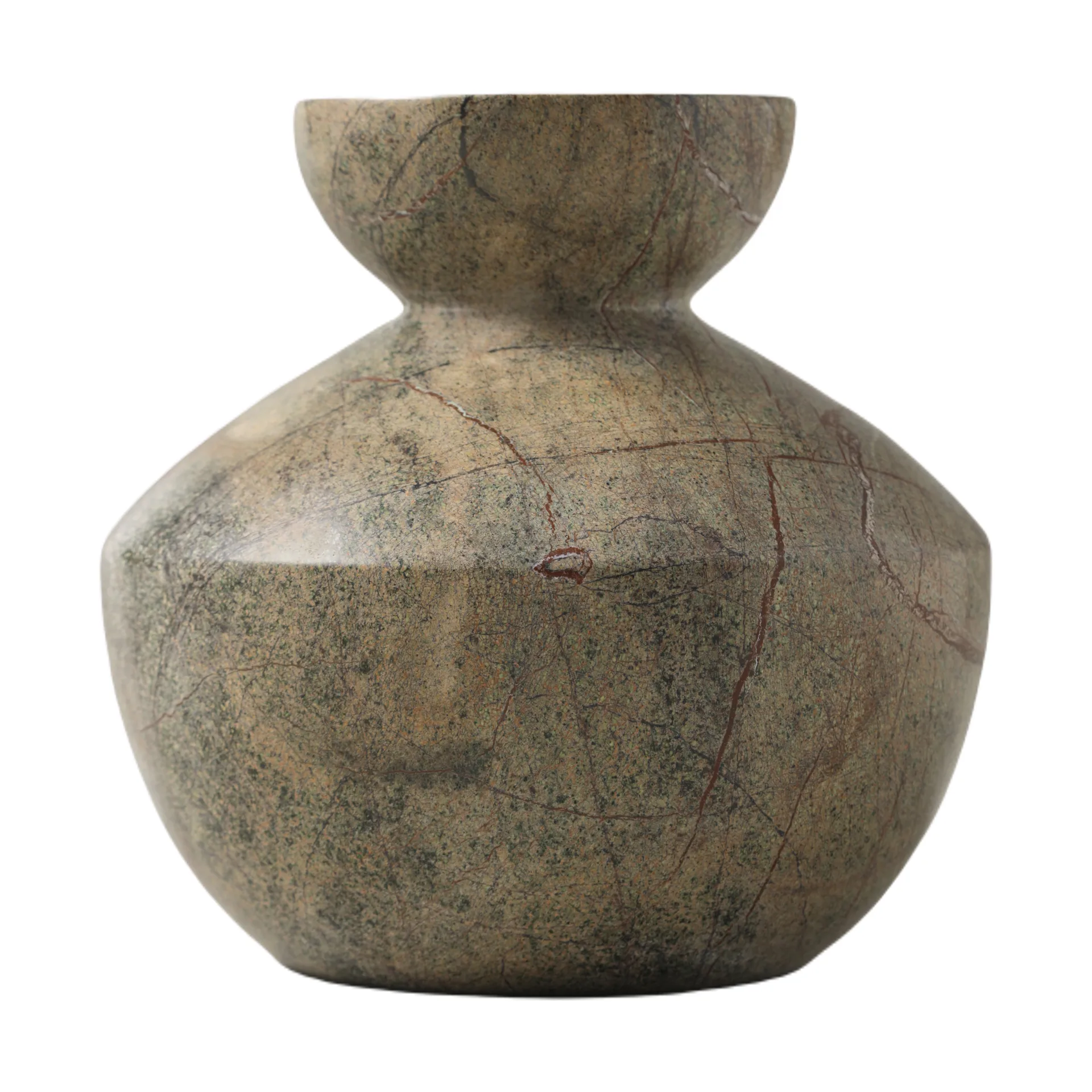 Malmros Vase Ø15x16 cm, Brown Tinted