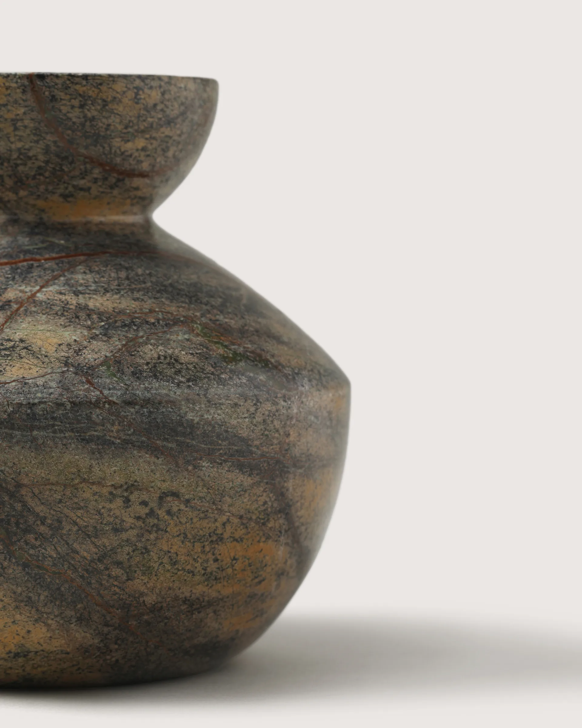 Malmros Vase Ø15x16 cm, Brown Tinted