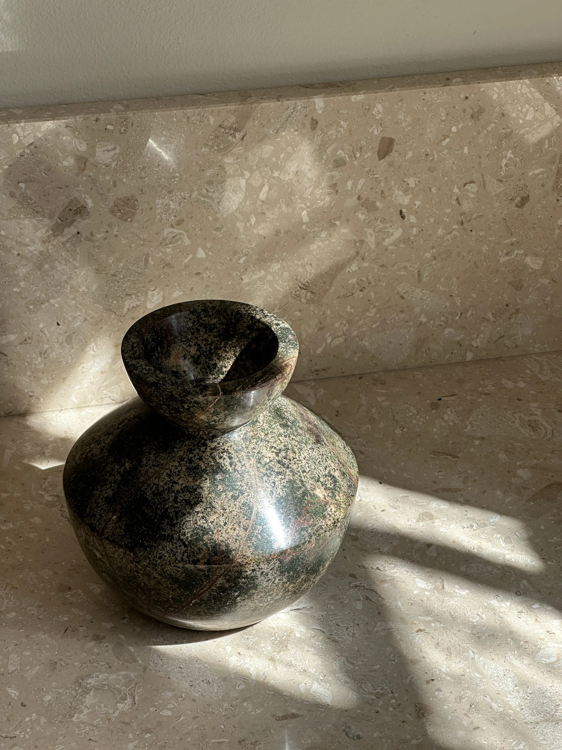 Malmros Vase Ø15x16 cm, Brown Tinted