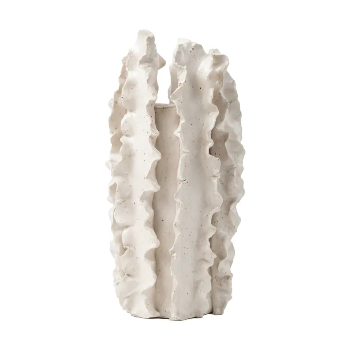 Melera Vase - Beige, 33x16 cm - Tinted