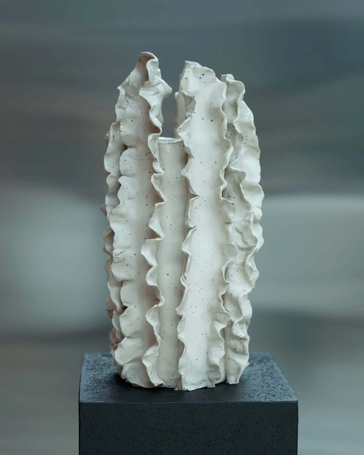 Melera Vase, Beige, 33x16 cm Tinted