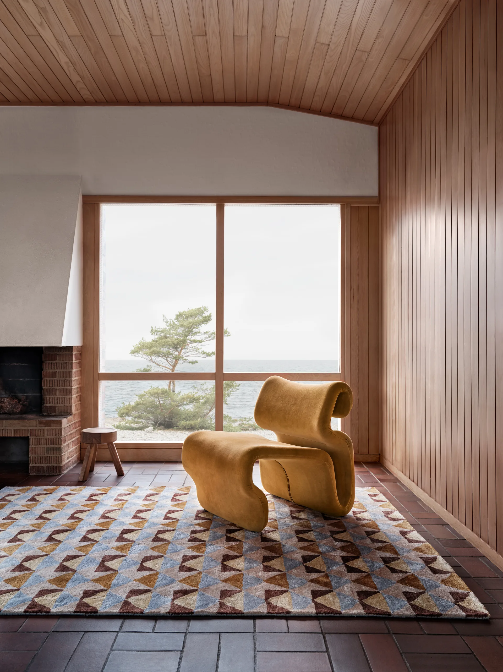 Mellin Teppich Viskose 170x240 cm, Multi Tinted