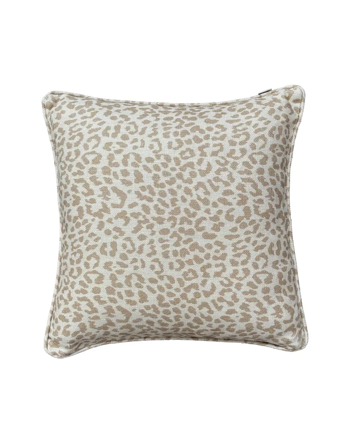Norell Zierkissen - Leopard Beige-Off White, 50×50 cm - Tinted