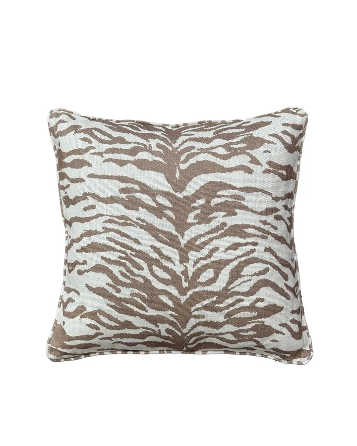 Norell Zierkissen - Tiger beige-off white, 50 x 50 cm - Tinted