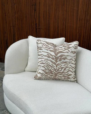 Norell Zierkissen - Tiger beige-off white, 50 x 50 cm - Tinted