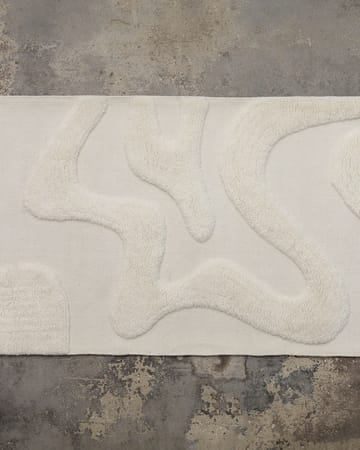 Norlander Flurteppich Wolle 80x250 cm - White - Tinted