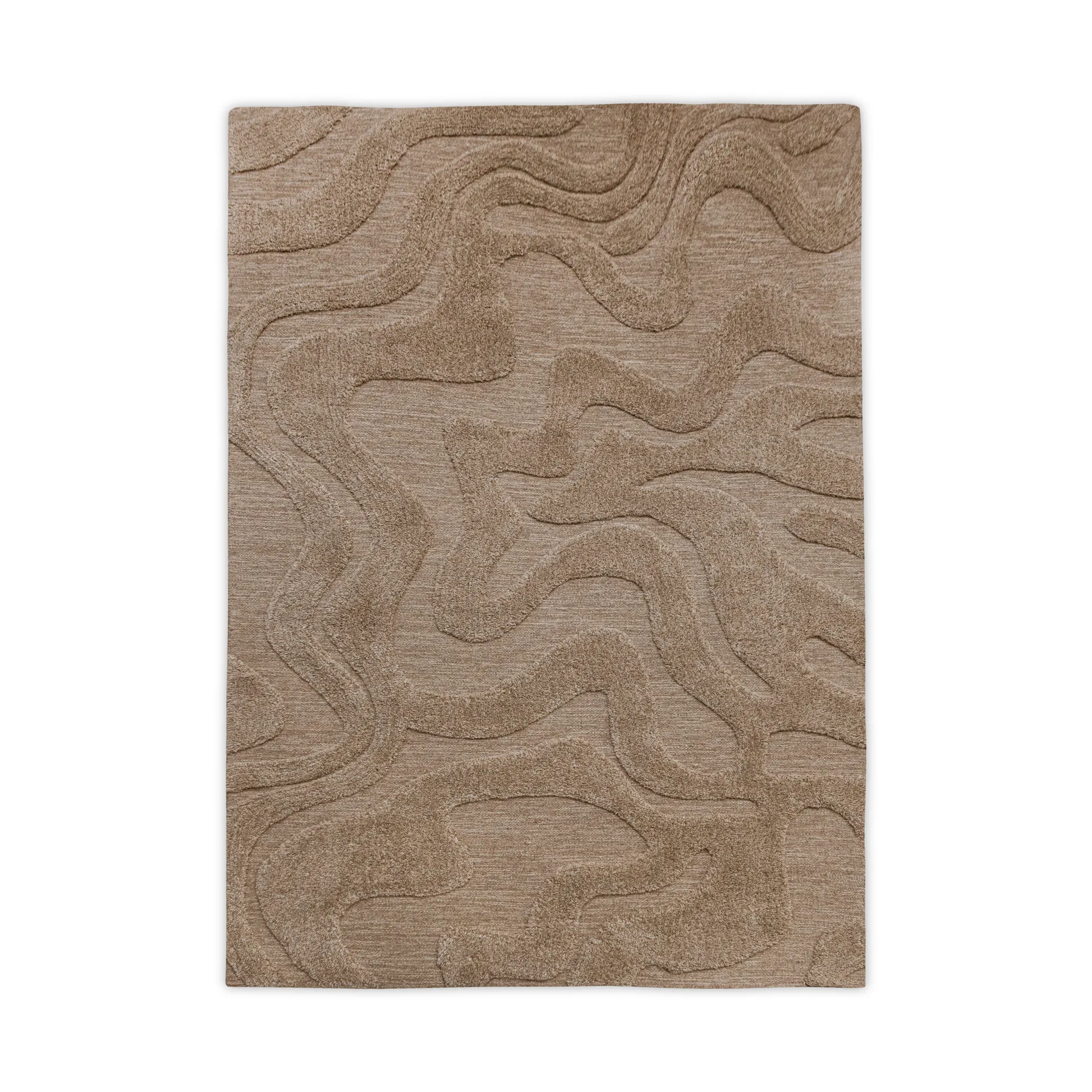 Norlander Wollteppich 300x400 cm, Beige-melange Tinted