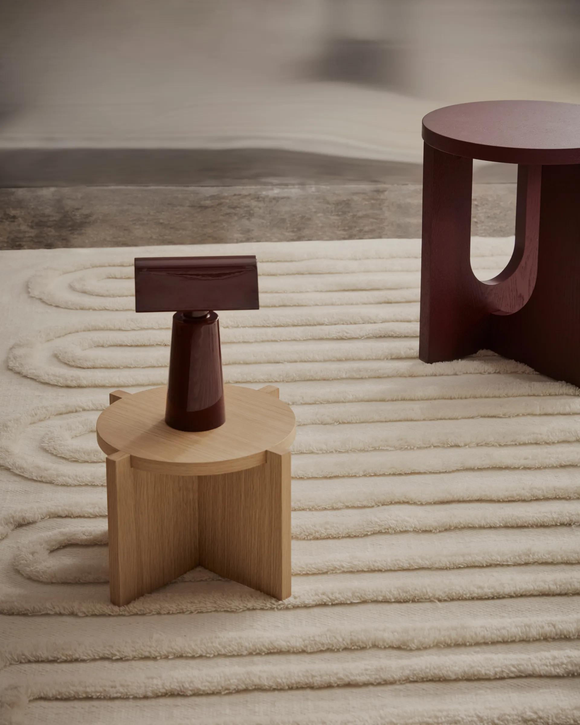 Riklund Wollteppich 160x230 cm, Offwhite Tinted