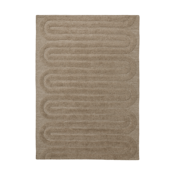 Riklund Wollteppich 190x290 cm - Beige-melange - Tinted