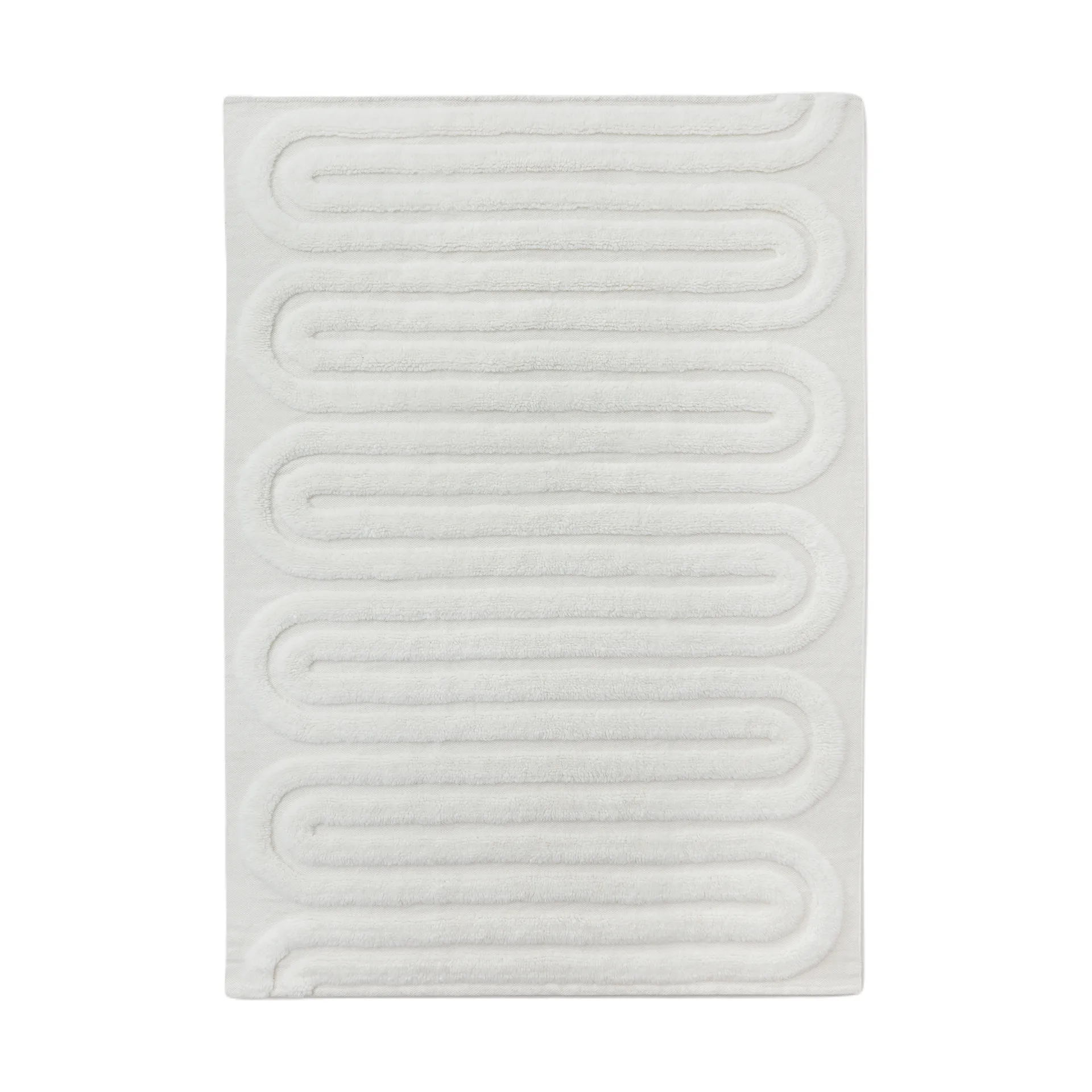 Riklund Wollteppich 190x290 cm, Offwhite Tinted