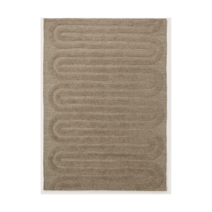 Riklund Wollteppich - Beige-Melange, 250×350 cm - Tinted