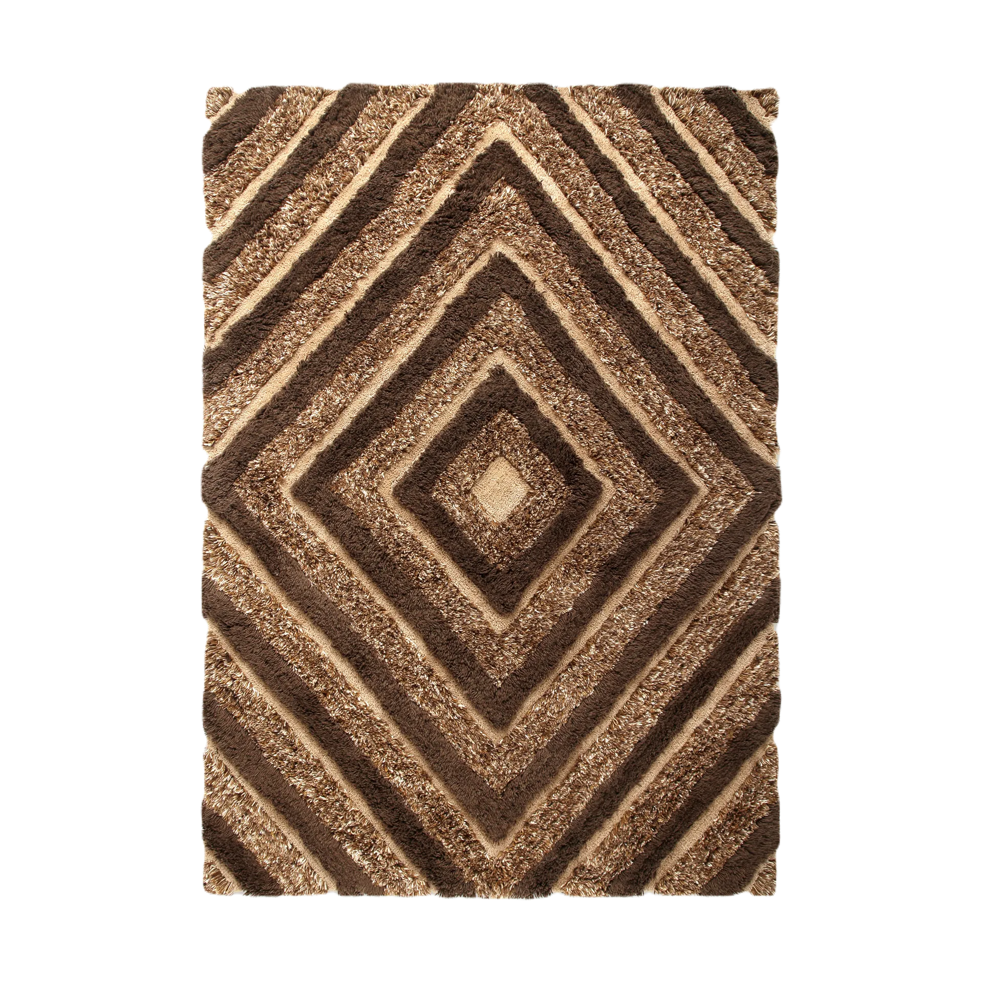 Stenborg Wollteppich 170x240 cm, Brown Tinted