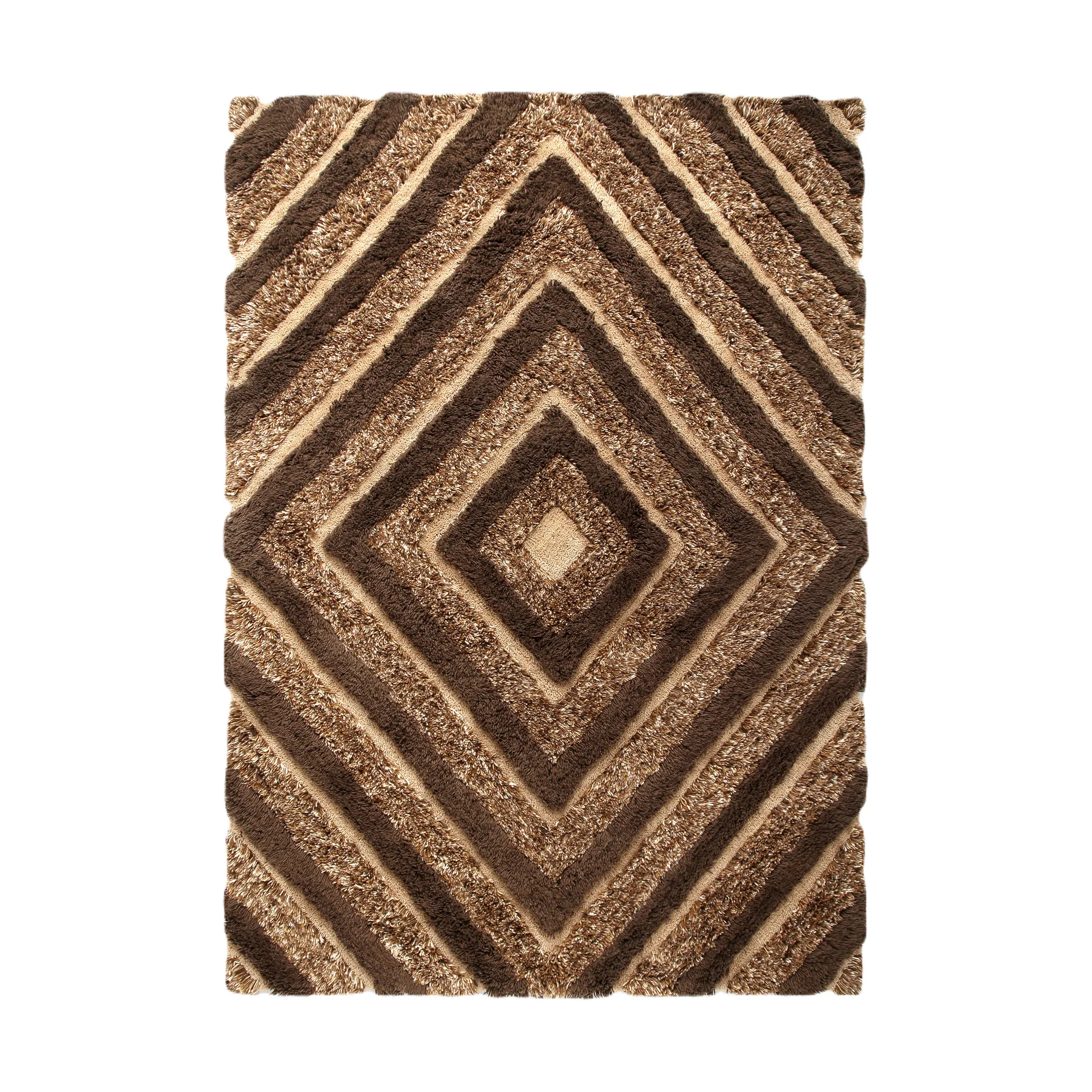 Stenborg Wollteppich 200x300 cm, Brown Tinted