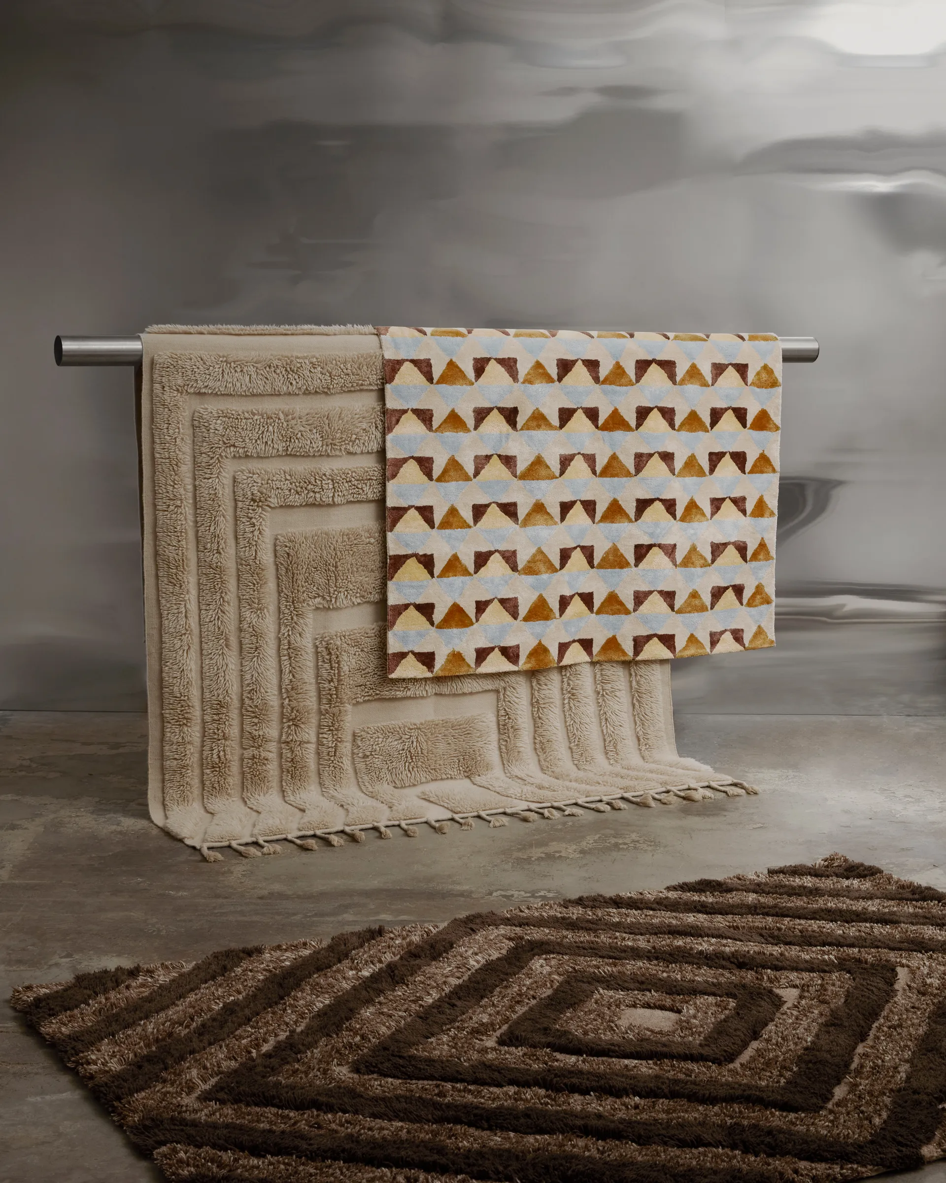 Stenborg Wollteppich 200x300 cm, Brown Tinted