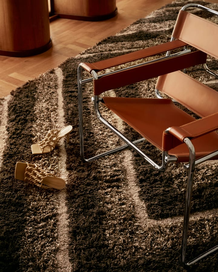 Stenborg Wollteppich 250x350 cm - Brown - Tinted