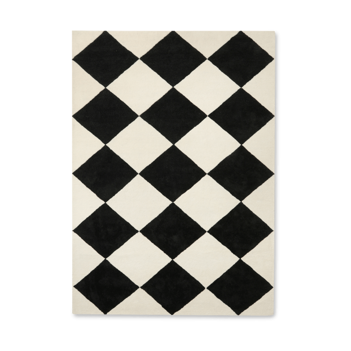Tenman Wollteppich 170x240 cm - Black-white - Tinted