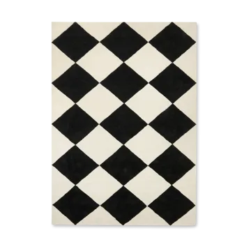 Tenman Wollteppich 200x300 cm - Black-white - Tinted