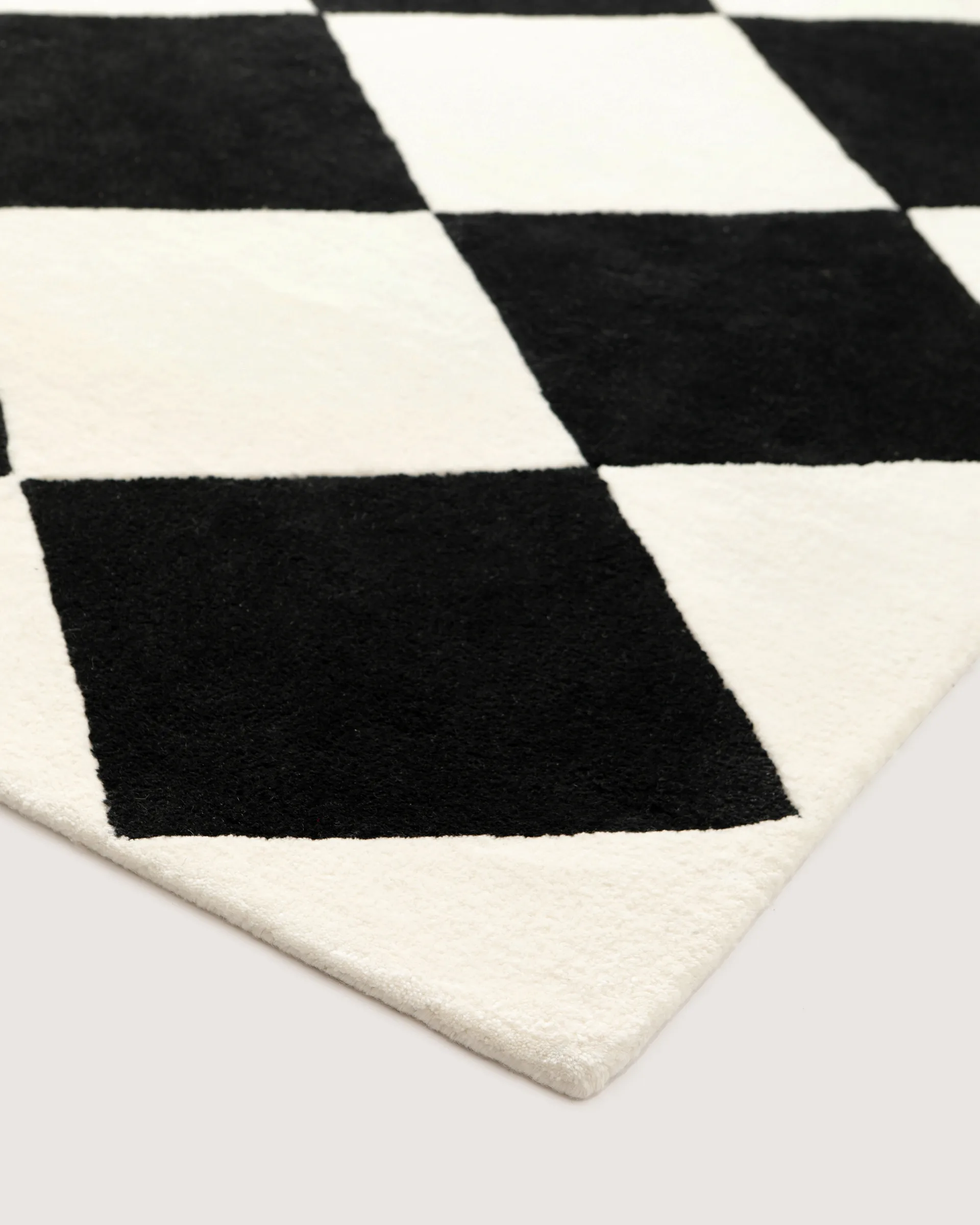 Tenman Wollteppich 250x350 cm, Black-white Tinted